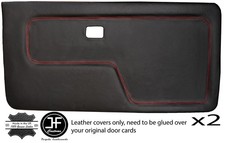 RED STITCH 2X FRONT DOOR CARD