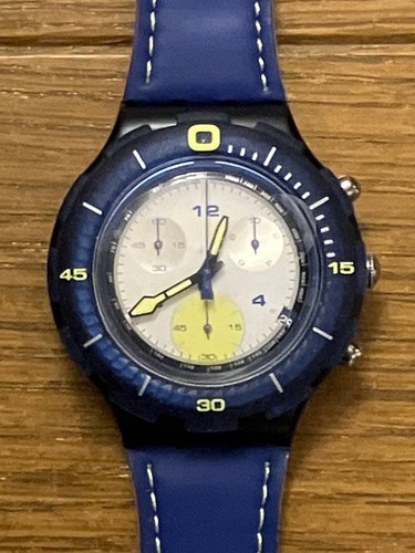 Swatch aqua chrono working - chrono,