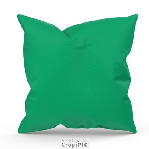 Plain green large cushions - plain,