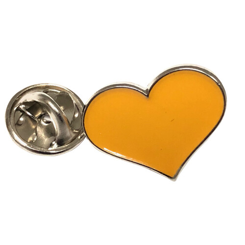 Love heart lapel - pin, badges