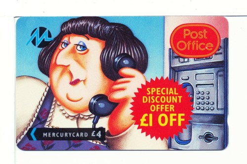Mercury phonecard mavis - mercury, £4