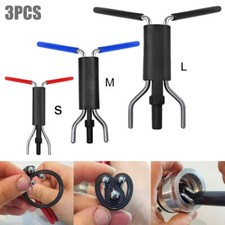 Hydraulic Cylinder Piston Rod Seal U-cup Installation Tool Set S M L Kit 3Pcs