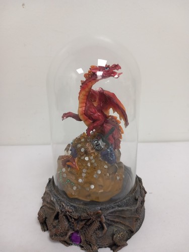 Franklin mint dragon storm red - mint,
