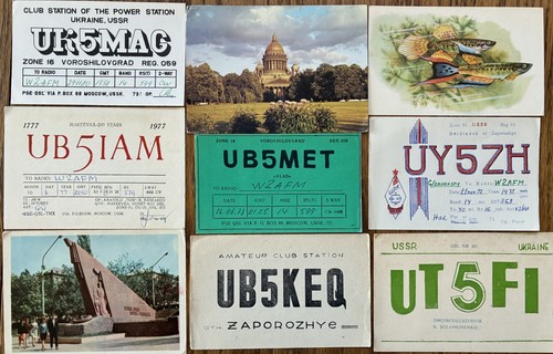 Qsl cards ussr - -, (formerly)
