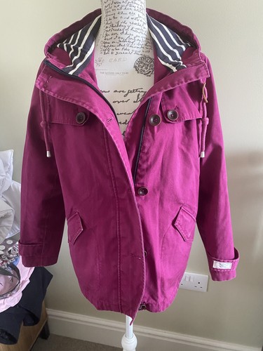 Joules deep pink coast - deep, hooded