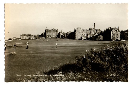 Golf 1st green old - golf., green,