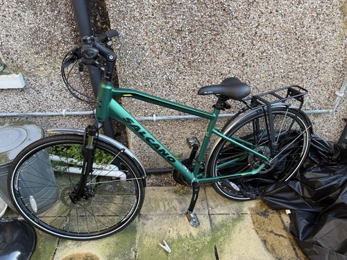 Hybrid bike green unused - green,
