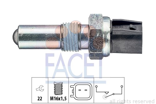 Facet 6283 reverse - facet, 7.6283
