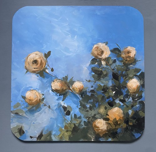 Original oil painting wood - oil,