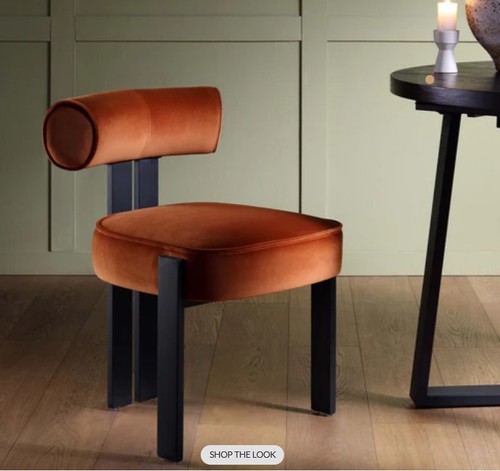 Daals ophelia rust - rust, velvet