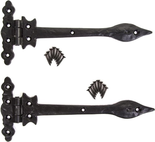 Pair black antique tee - pair, of