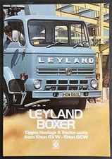 LEYLAND BOXER Commercial Sales Brochure July 1975 #0742 TIPPER Haulage TRACTOR