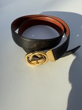 Gucci GG Reversible Belt Black