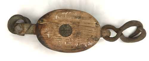 Antique wooden single - antique, block