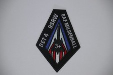 US USAF AIR FORCE SQUADRON PATCH DET 4 9TH STRATEGIC WING RAF MILDENHALL SR71