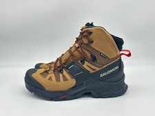 Salomon Quest 4 GTX 4D Men's Size 10 Outdoor Boots Brown Black 417564