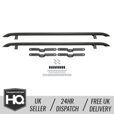 VW Transporter T5/T6 – Trapezoid Sidebars – LWB – Matt Black