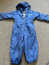 Regatta One Piece Snow Rain Suit Aged 12-18 Months In Blue