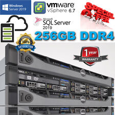 Dell PowerEdge R630 2x E5-2698v3 2.30Ghz 32Core 256GB DDR4 RAID 1TB SSD H730/1GB
