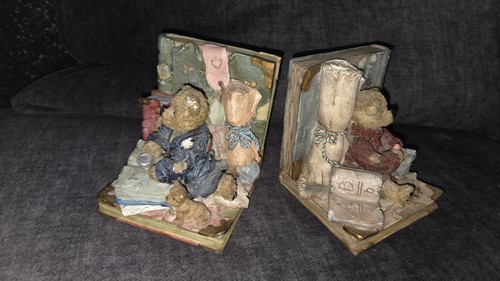 Teddy bear bookends vintage - bear,