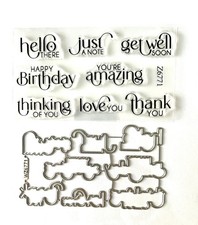 Sentiment stamp and die craft