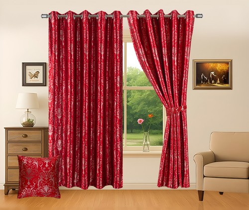 Metallic curtains damask - metallic,