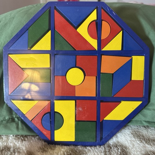 Pieces wooden tangram - 39,