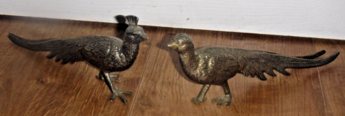 Vintage silver plated pheasant - plated,
