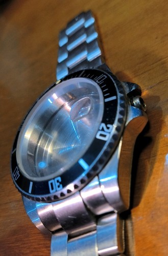 40mm stainless steel watch - stainless,