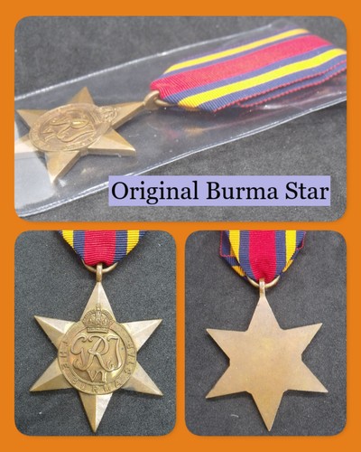 Ww2 burma star - full, size