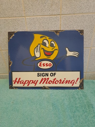 Esso oil sign - oil, of