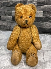 Antique Straw Filled Teddy