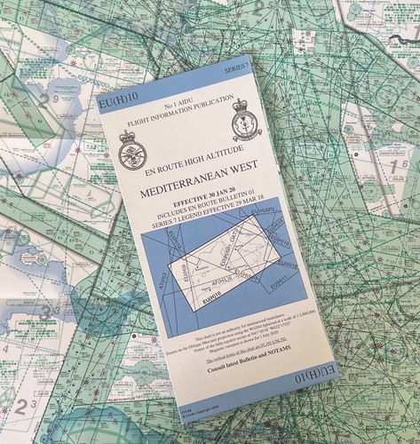 Raf flying chart - en, route