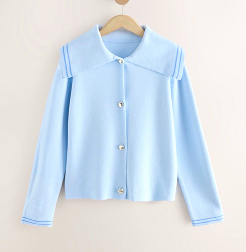 Next light blue sailor collar - blue,