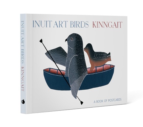 Inuit art birds book - book, of