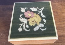 Vintage Inlaid Wood Sorrento