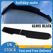 Rear Twin Barn Door Roof Spoiler Gloss Black For Vw Transporter T5 T5.1 T6 T6.1