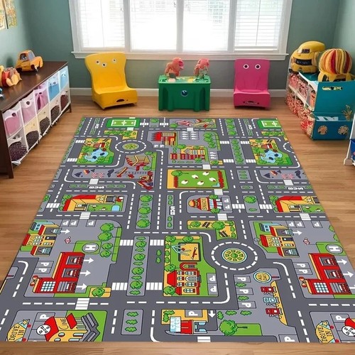 Children village mat kids - mat,