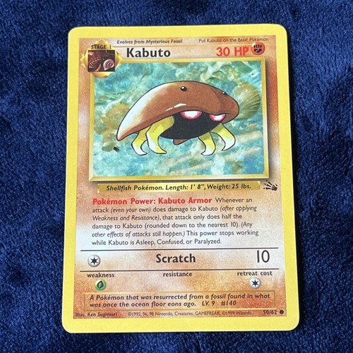 Pokémon tcg kabuto fossil - kabuto,