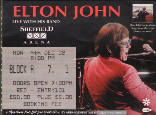 Elton john sheffield aerna - elton,
