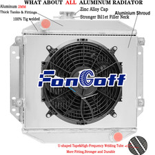 2 Rows Radiator Shroud Fan For