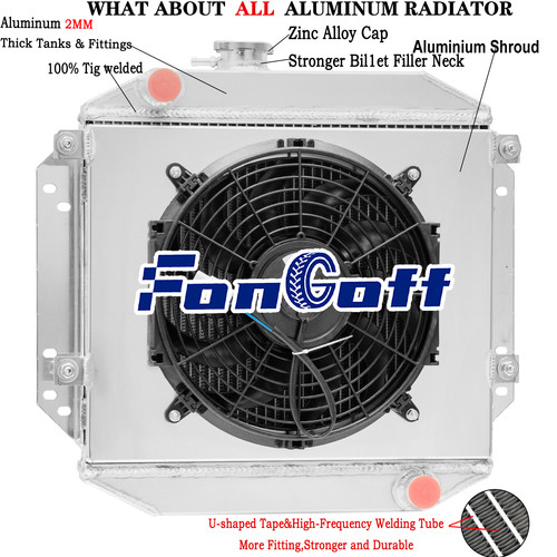 Rows radiator shroud fan - 2,