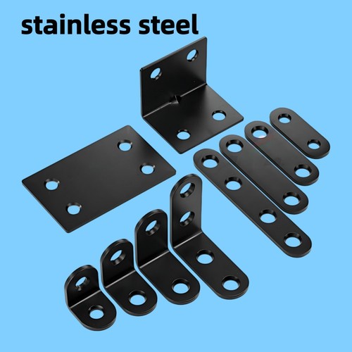 Black corner brace angle - black,
