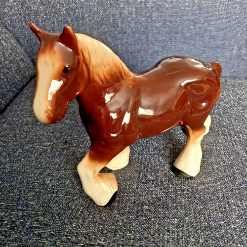 Large vintage ceramic shire - large,