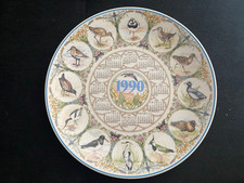 Wedgewood bird calendar plates