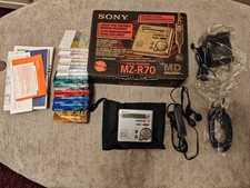 Sony MD Walkman MZ-R70 MiniDisc Digital Recorder/Player Silver Boxed EXC! 