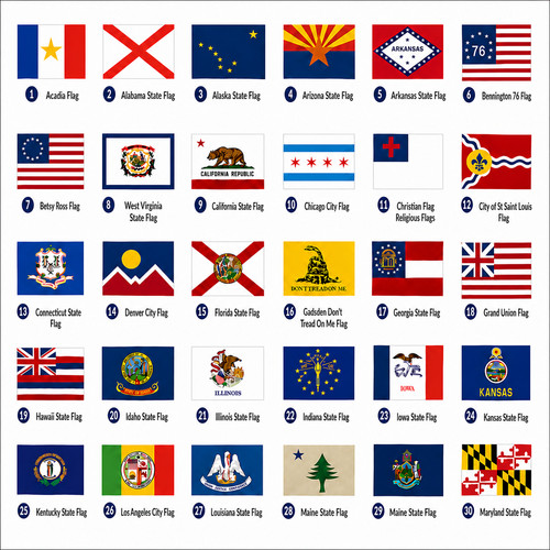 State city flags american - state,