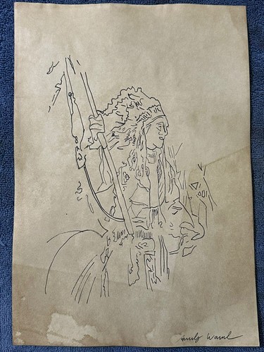 Andy warhol drawing and - andy,