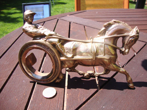 Vintage cast brass pocket - brass,