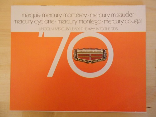 Mercury brochure 1970 - mercury, english